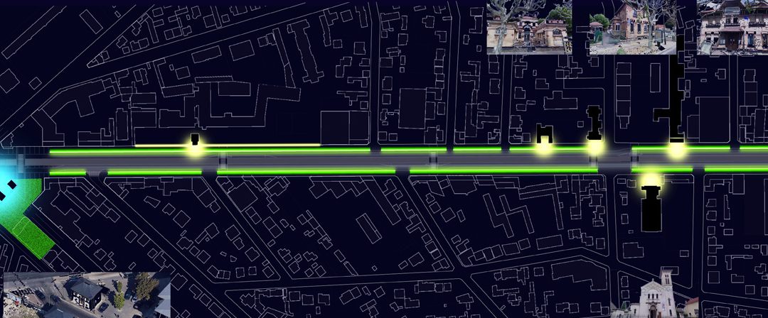 maîtrise d&rsquo;oeuvre /  Insertion d&rsquo;un transport en commun en site propre // Pavillons sous Bois /// 2012