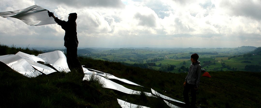 Les empreintes du ciel / installation éphémère // 2008