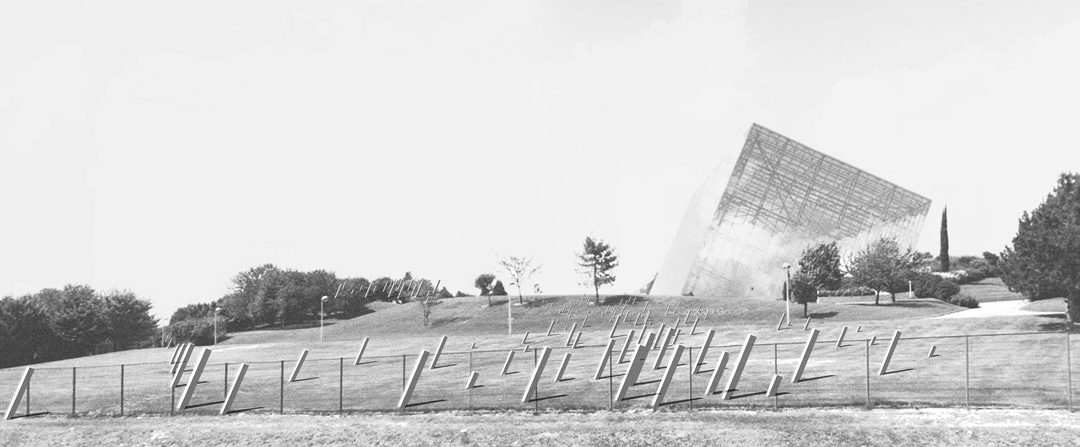 Prairie oblique / proposition d&rsquo;installation éphémère // 2011
