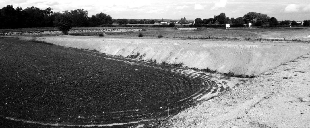 09 10 2015 / CHANTIER / ZONE D&rsquo;ACTIVITE BOURGBARRE NORD // LES PLATEFORMES DANS LA PENTE