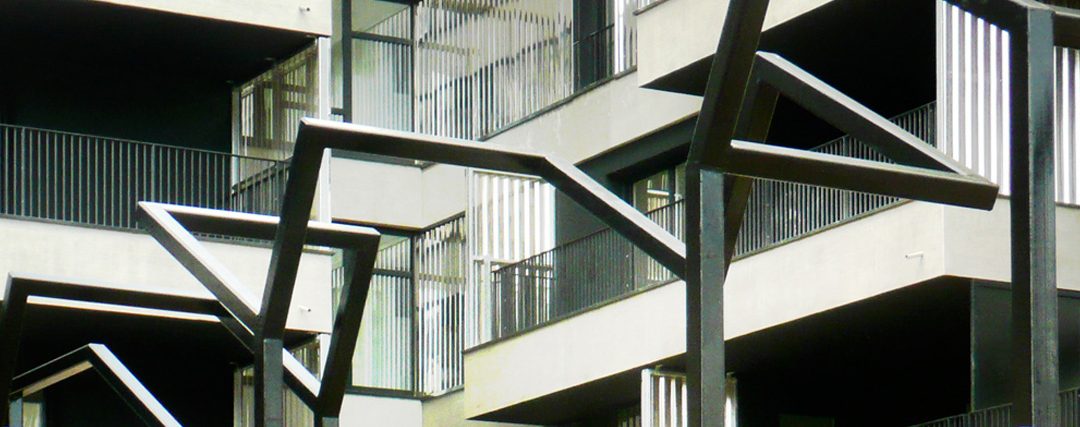 ‘’A ciel ouvert ‘’ / Sculpture pérenne et logement social // Interprétation plastique d&rsquo;un paysage disparu /// Gennevilliers  ////  2016